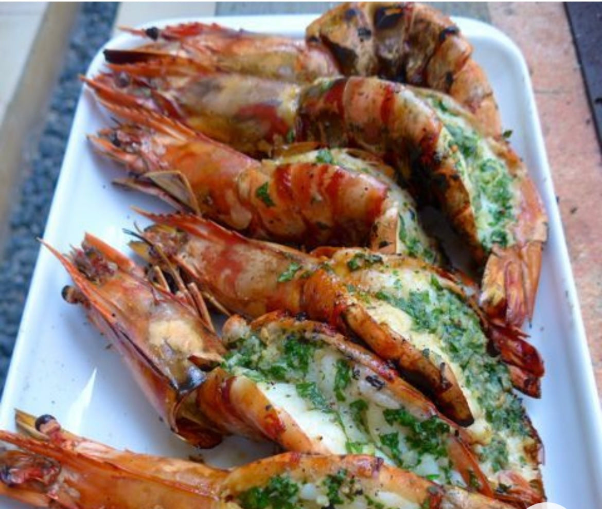 Crevettes Géantes Grillées au Beurre